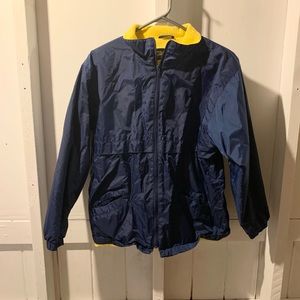 Vintage fleeced rain jacket